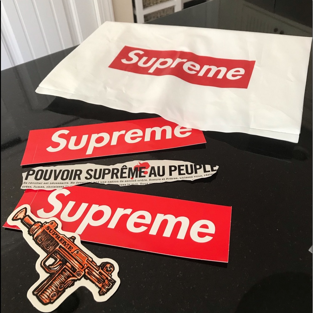 Supreme Brand NWT Sticker Collection w Bag
